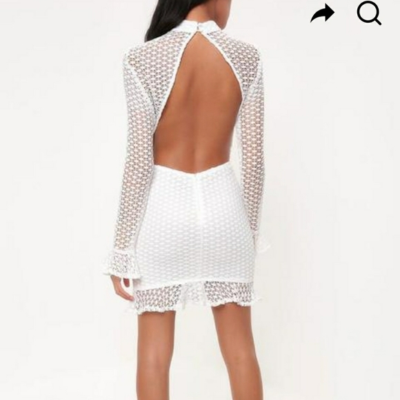 I SAW IT FIRST white crochet dress - Picture 2 of 10